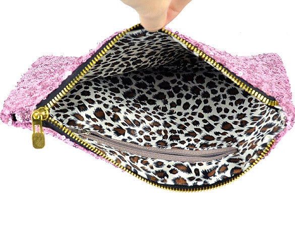 New Fashion Style Women's Sparkle Spangle Clutch Evening Bag - Oh Yours Fashion - 15