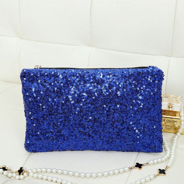New Fashion Style Women's Sparkle Spangle Clutch Evening Bag - Oh Yours Fashion - 5
