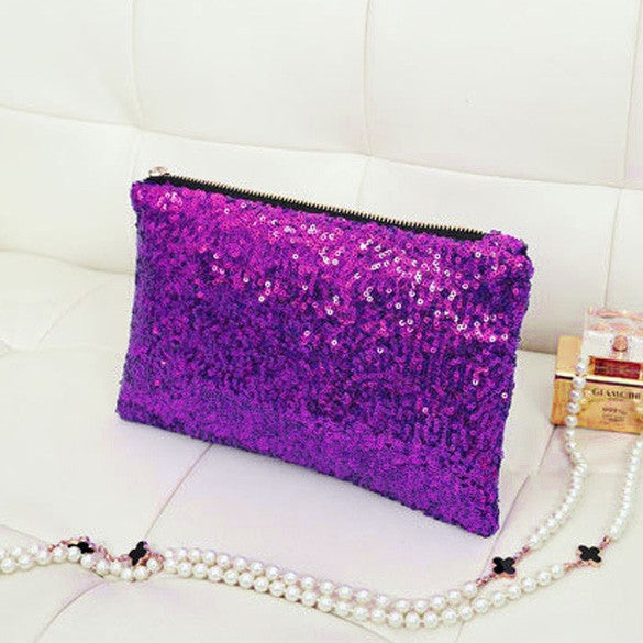 New Fashion Style Women's Sparkle Spangle Clutch Evening Bag - Oh Yours Fashion - 10