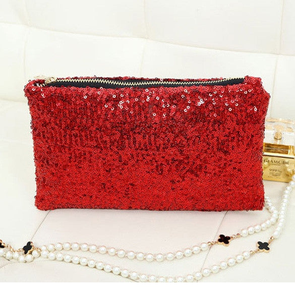 New Fashion Style Women's Sparkle Spangle Clutch Evening Bag - Oh Yours Fashion - 12