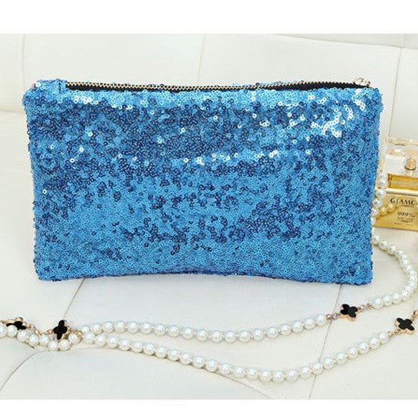 New Fashion Style Women's Sparkle Spangle Clutch Evening Bag - Oh Yours Fashion - 18