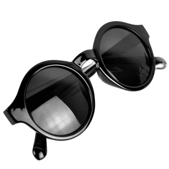 New Super Trendy Retro Round Frame Sunglasses Eyewear UV 400 Unisex Plate Frames - Oh Yours Fashion - 1
