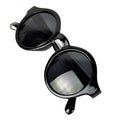 New Super Trendy Retro Round Frame Sunglasses Eyewear UV 400 Unisex Plate Frames - Oh Yours Fashion - 5