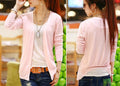 Irregular Candy Color Cardigan Knitwear - Oh Yours Fashion - 11