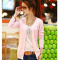 Irregular Candy Color Cardigan Knitwear - Oh Yours Fashion - 8