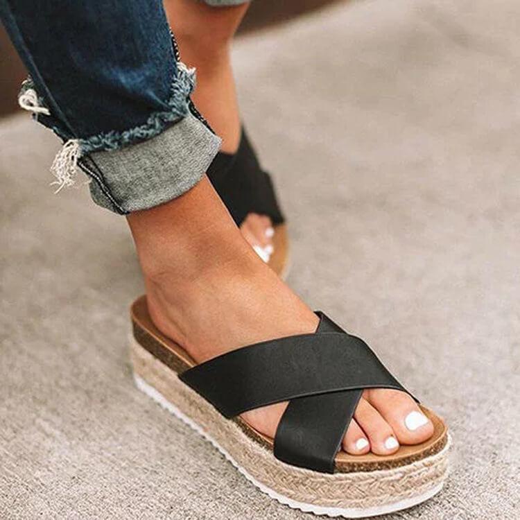 Slides Espadrille Flat Sandals Slip-On Sandals