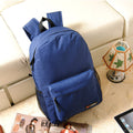 Pure Color Korean Style Flexo Backpack - Oh Yours Fashion - 4