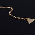 Personality Geometry Triangle Tassel Necklace - Oh Yours Fashion - 3