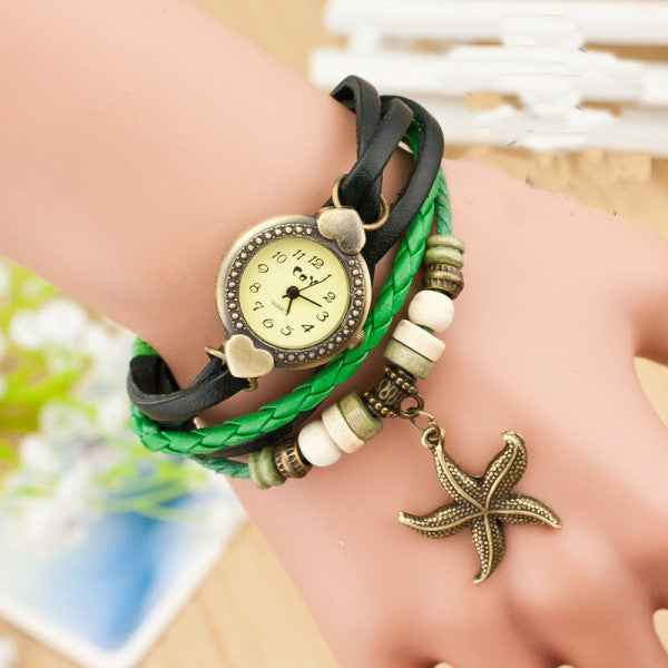 Love Starfish Bracelet Watch - Oh Yours Fashion - 1