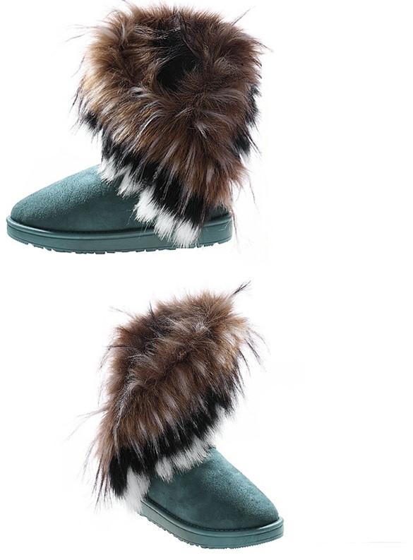 Women's Winter Snow Boots Ankle Boots Warm Fur Shoes