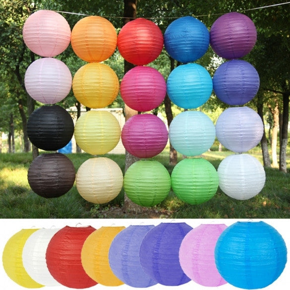 Multicolor Chinese Paper Lanterns Wedding Party Decoration 8 12" 16" 20" DZ88" - Oh Yours Fashion - 1