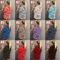 Cute Cat Print Candy Color Loverly Hooded with Shorts Women Fluffy Pajama Sets