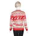 Snowman Digital Print Women Scoop Christmas Party Sweatshirt