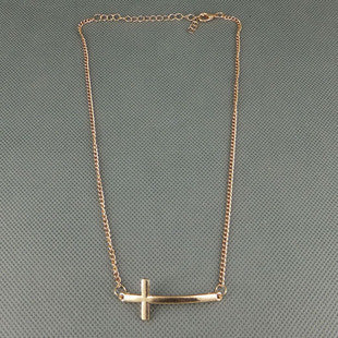 Simple Short Cross Female Necklace - Oh Yours Fashion - 1