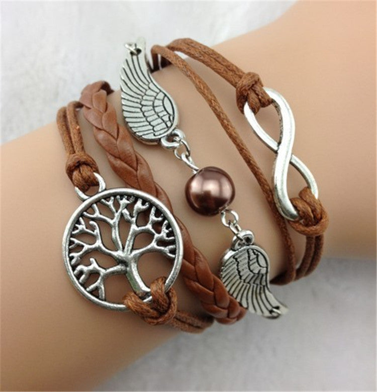 Wings Tree Bright Color Hand-Made Bracelet - Oh Yours Fashion