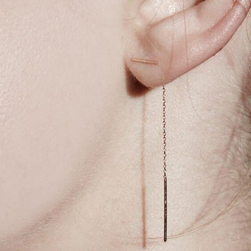 Copper Strip Tassel Earrings - Oh Yours Fashion - 1