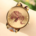 Wool Knitting Strap Elephant Print Watch - Oh Yours Fashion - 11