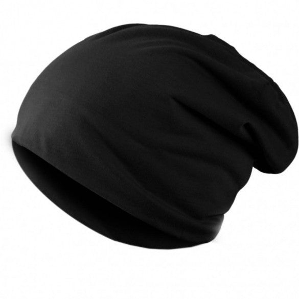 Casual Men/ Women Skull Cap Hip-Hop Solid Beanie Cap Hat - Oh Yours Fashion - 1