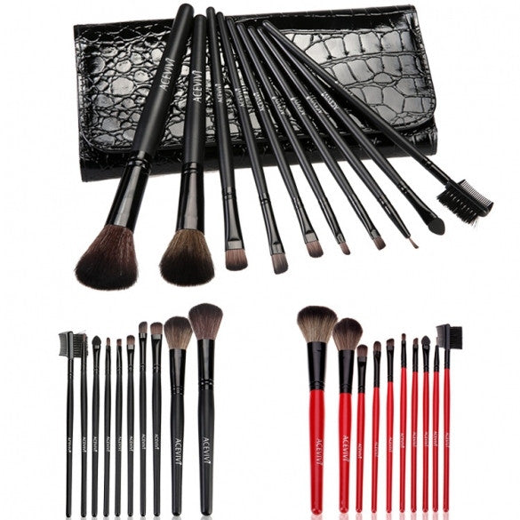 New Fashion Professional 10pcs Soft Cosmetic Tool Makeup Brush Set Kit With Pouch - Oh Yours Fashion - 1