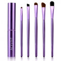 Acevivi New Fashion Professional 5pcs Cosmetic Makeup Tool Brush Set Kit With Alloy Column - Oh Yours Fashion - 3