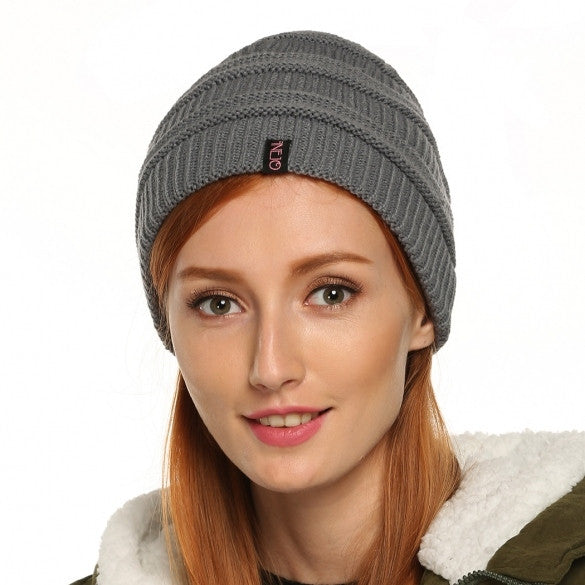 Finejo Autumn/ Winter Warm Casual Unisex Knit Ski Hats Hip-Hop Beanie Cap Hat - Oh Yours Fashion - 1