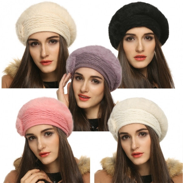 FINEJO Fashion Women's Winter Warm Knitted Hats Beanie Cap 5 Colors - Oh Yours Fashion - 23