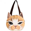 Finejo Fashion Women Cat Head Print Shoulder Bag Tote Clutch Handbag Purse - Oh Yours Fashion - 6