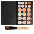 ACEVIVI 20 Colors Makeup Face Cream Concealer Palette + Powder Brush - Oh Yours Fashion - 10
