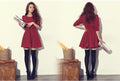 Short Sleeve Polka Dot Print Retro Short Dress - O Yours Fashion - 7