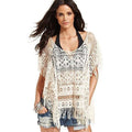 Hollow Out Crochet Knit Loose Tassels Top Blouse - O Yours Fashion - 1