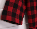Slim Fit Medium Sleeve Plaid Red High Waist Mini Dress - OhYoursFashion - 8