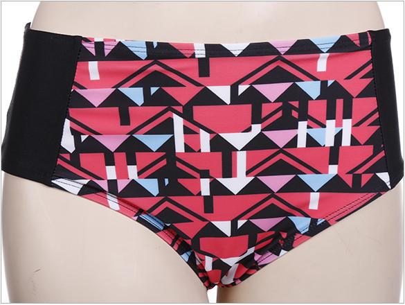 Print High Waist Halter Bikini Set Swimwear - OhYoursFashion - 4