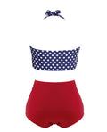 Heart Push-up Padded Dot 2 Pcs Set Bikini Swimwear - OhYoursFashion - 4