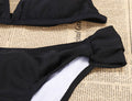 Cut Out Halter Strap Push Up Swimsuit Bikini Set Swimwear - OhYoursFashion - 7