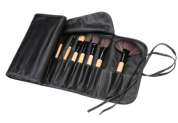 32 PCS Makeup Brush Set Cosmetic Pencil Lip Liner Make Up Kit Holder Bag - Oh Yours Fashion - 3