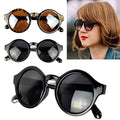 Fashion Unisex Retro Round Plastic Frame Sunglasses - Oh Yours Fashion - 3