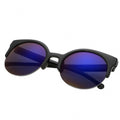Fashion Unisex Retro Designer Super Round Circle Cat Eye Semi-Rimless Sunglasses Glasses Goggles - Oh Yours Fashion - 6