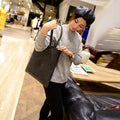 Korean Lady Women's Retro Matte Synthetic Leather Handbag Shoulder Messenger Bag - Oh Yours Fashion - 2