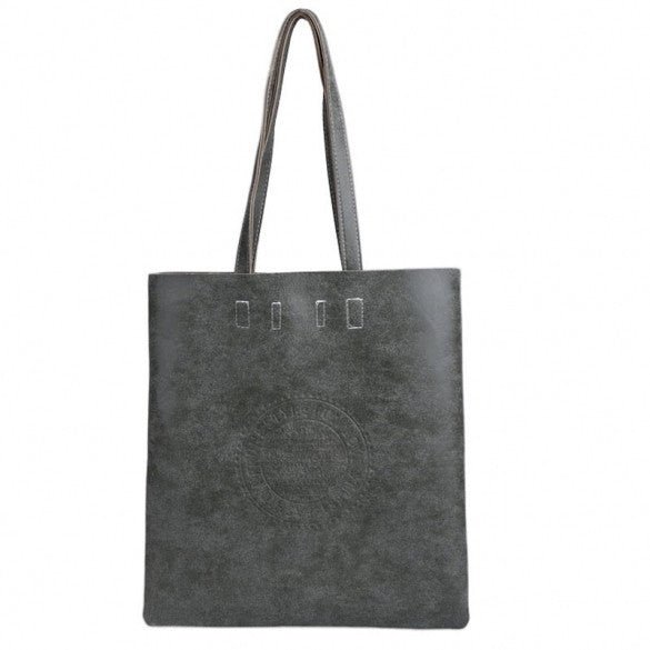 Korean Lady Women's Retro Matte Synthetic Leather Handbag Shoulder Messenger Bag - Oh Yours Fashion - 5
