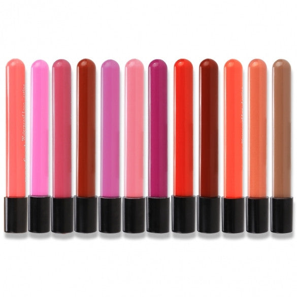 New Women's Waterproof Long Lasting Wet Lip Liquid Pencil Matte Lipstick Lip Gloss Beauty Makeup - Oh Yours Fashion - 16