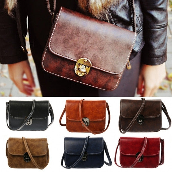 Women's Vintage Style Messenger Bag Flap Bag One Shoulder Bag - Oh Yours Fashion - 1
