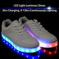 Charming Unisex LED Light Luminous Lace Up Sportswear Sneakers - OhYoursFashion - 4