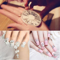 New Nail Art Tips Crystal Glitter Rhinestone Decoration Wheel 4 Sizes 300pcs - Oh Yours Fashion - 2