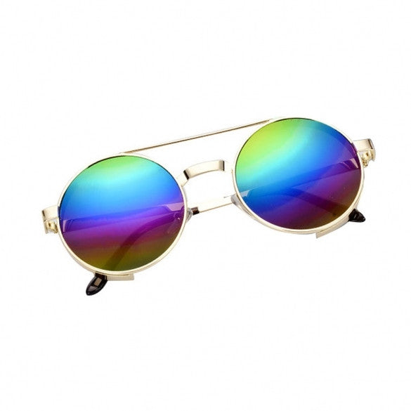 Retro Round Lens Frame 2 Colors Sunglasses - Oh Yours Fashion - 4