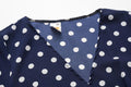 Boho Polka Dot Long Dresses Women Split Short Sleeve Summer Casual Dress Streetwear Maxi Dress