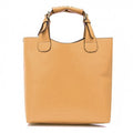 Ladies Tote Bag Synthetic Leather Handbags Adjustable Handle Brand Shopping Bag - Oh Yours Fashion - 6