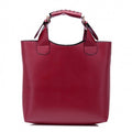 Ladies Tote Bag Synthetic Leather Handbags Adjustable Handle Brand Shopping Bag - Oh Yours Fashion - 8