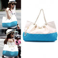 Girls' Oversized Bag Shoulder Handbag Chain Straps - Oh Yours Fashion - 5