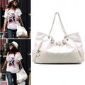 Girls' Oversized Bag Shoulder Handbag Chain Straps - Oh Yours Fashion - 6