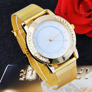 Classic Watch Women's Wrist Quartz Watch Gold - Oh Yours Fashion - 1